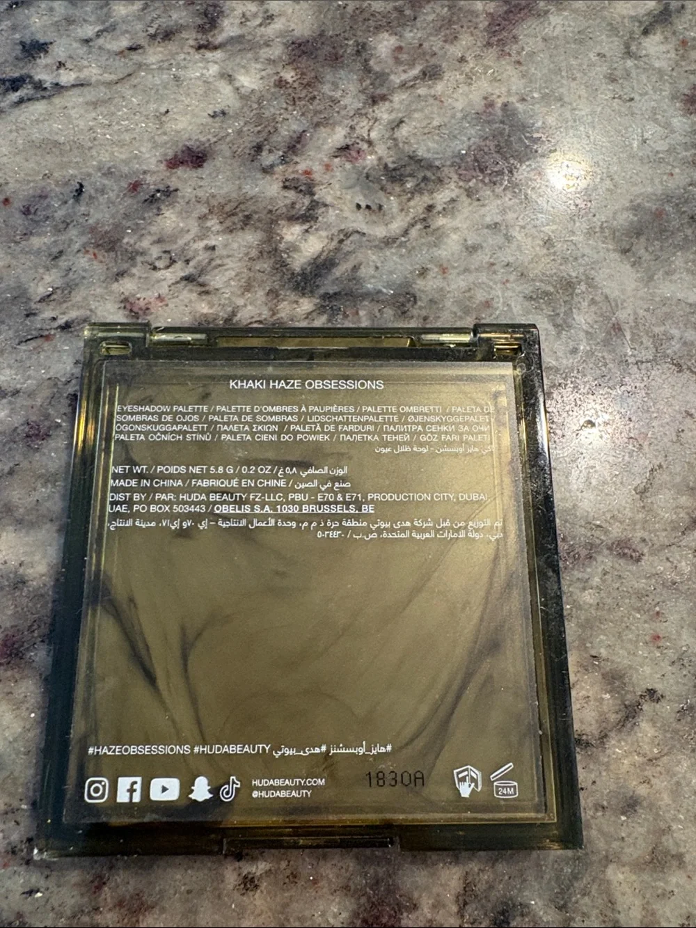 HUDA BEAUTY Khaki Matte Single Eyeshadow